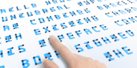 【海外起業アイデア】「点字」＋「アルファベット」を一体化させた書体「Braille Neue（点字ノイエ）」